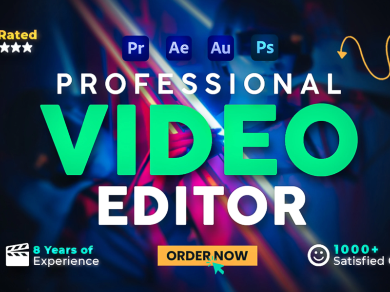 I will do professional video editing within 24 hours