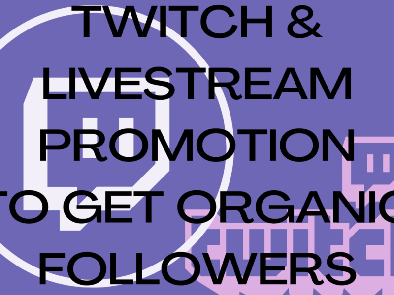 i will make TWITCH PROMOTION